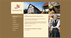 Desktop Screenshot of horndreher-hof.de
